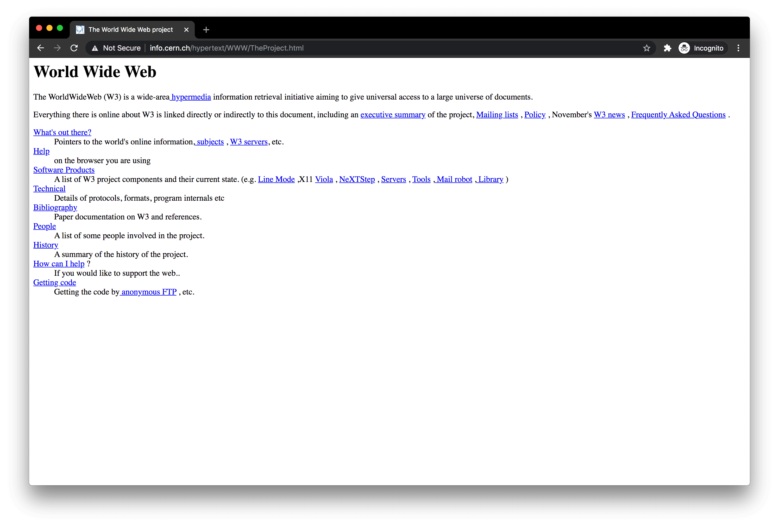 First Webpage